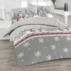 Flanelové povlečení Cesa Grau