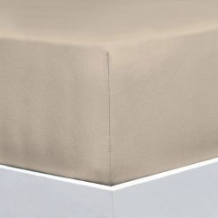 Prostěradlo Avance Jersey Elastan Beige