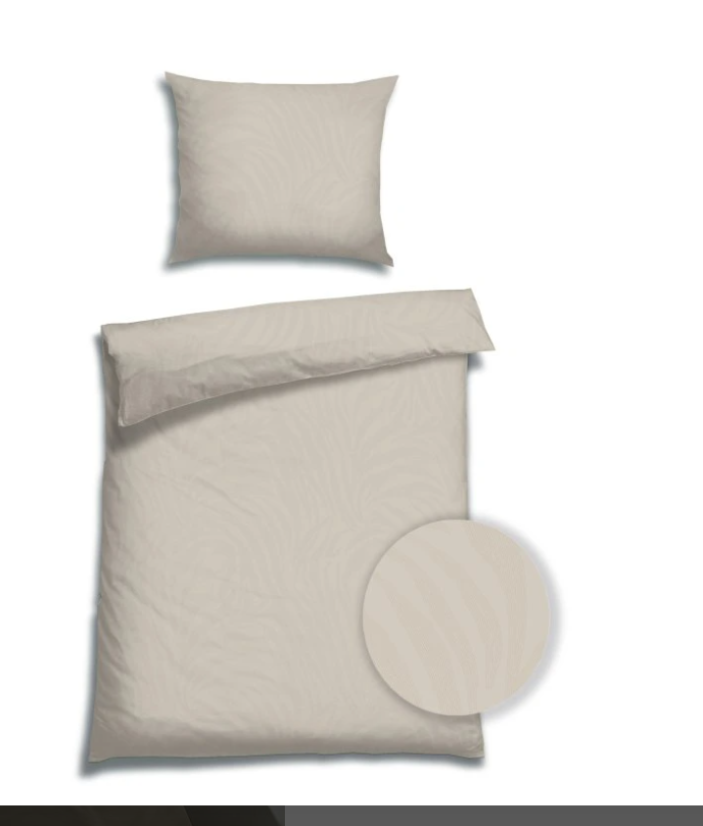 Flanelové povlečení Zoma Beige