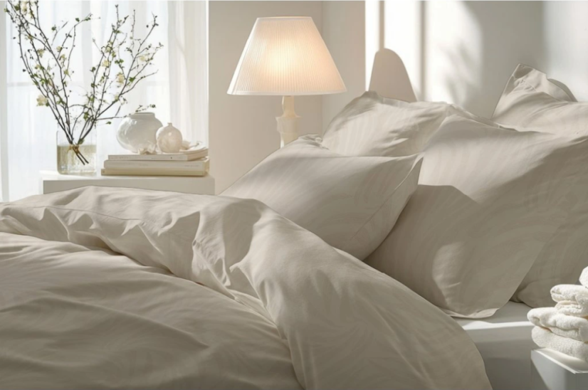 Flanelové povlečení Zoma Beige