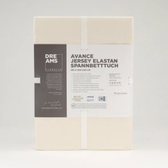 Prostěradlo Avance Jersey Elastan Ivory