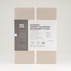 Prostěradlo Avance Jersey Elastan Beige