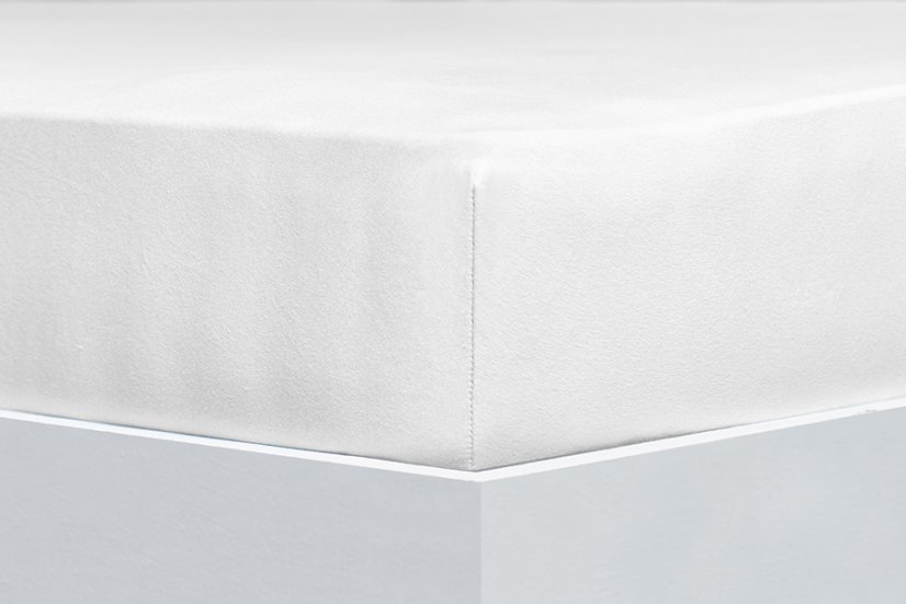 Prostěradlo Avance Jersey Elastan Weiss
