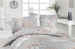 Krepové povlečení Florella Hedwig Silber