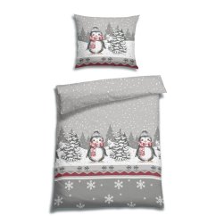 Flanelové povlečení Cesa Grau