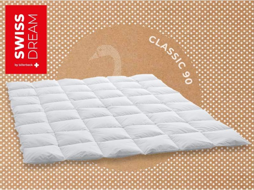 Péřová přikrývka Swiss Dream Caro Medium Classic 90