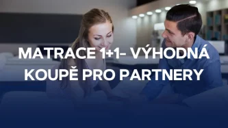 Matrace 1+1- výhodná koupě pro partnery
