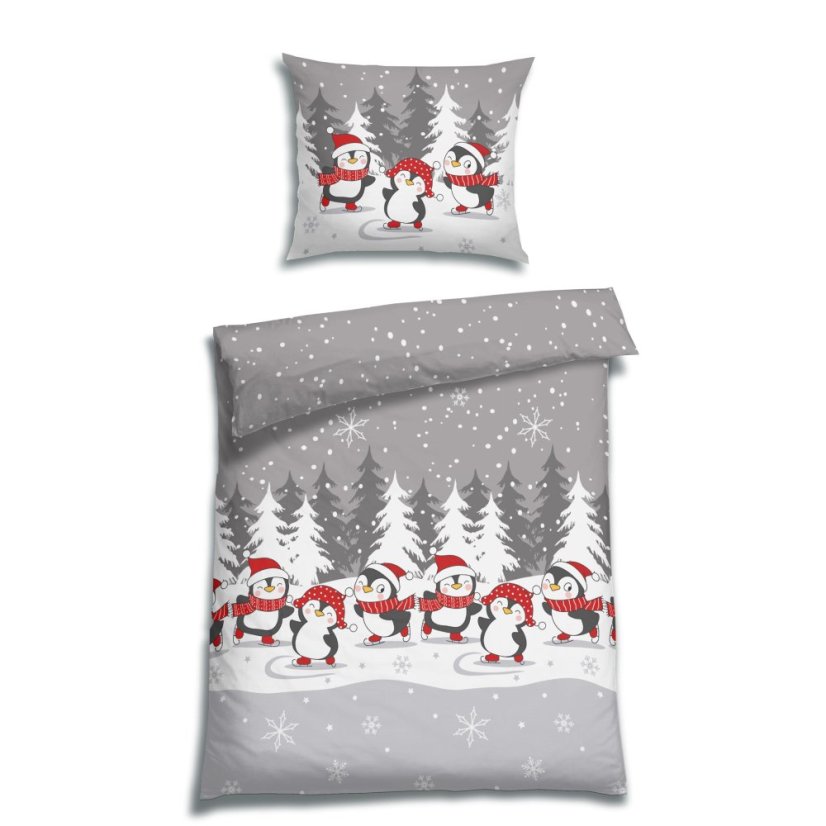 Flanelové povlečení Basas Silber