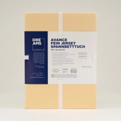 Prostěradlo Avance Jersey 45 Vanilla
