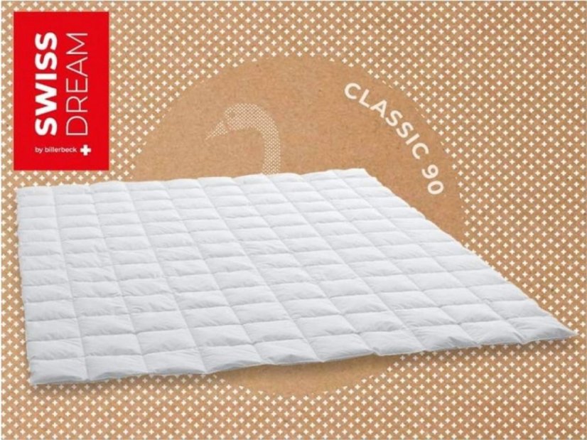 Péřová přikrývka Swiss Dream Caro Superlight 90