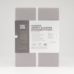 Prostěradlo Avance Jersey Elastan Silber