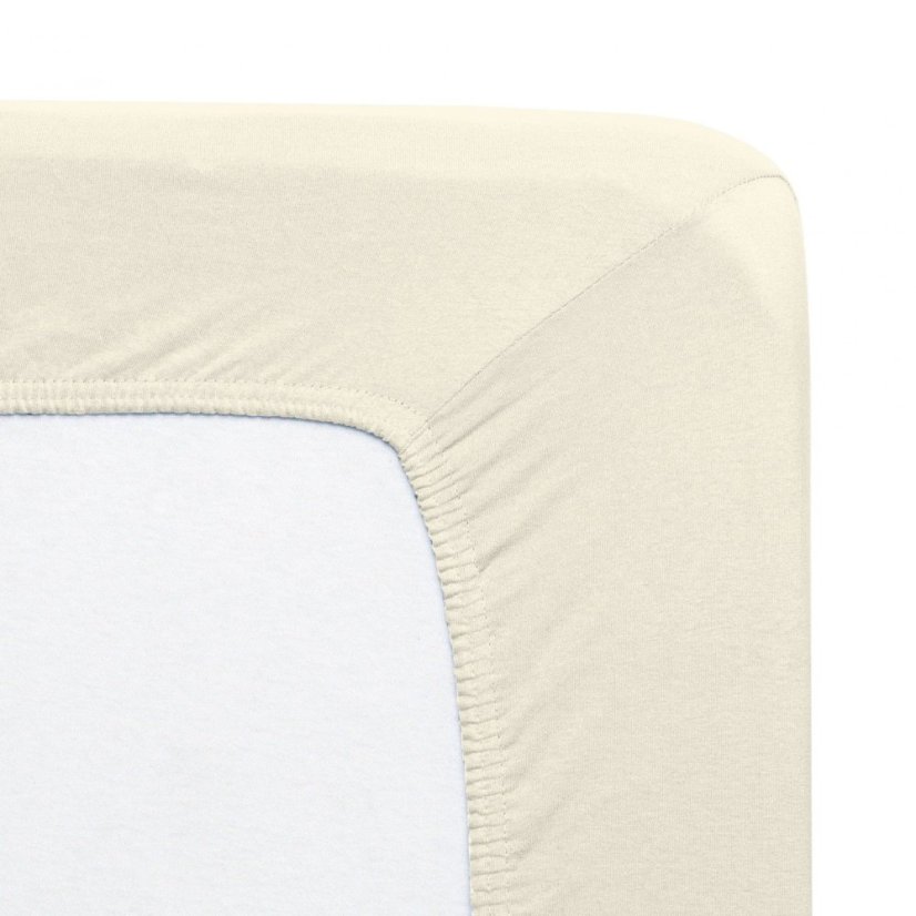 Prostěradlo Avance Jersey Elastan Ivory