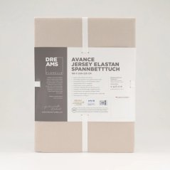 Prostěradlo Avance Jersey Elastan Beige