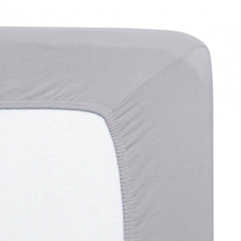 Prostěradlo Avance Jersey Elastan Silber